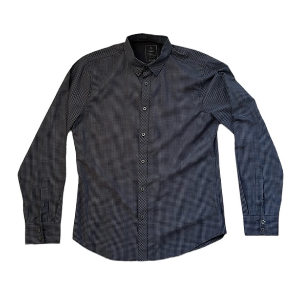 FSBN Slim Fit Easy Care Collared Shirt - Picture 1 of 7
